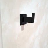 Gancho para Toalha Cabideiro Cabide de Parede Banheiro Preto Gardênia